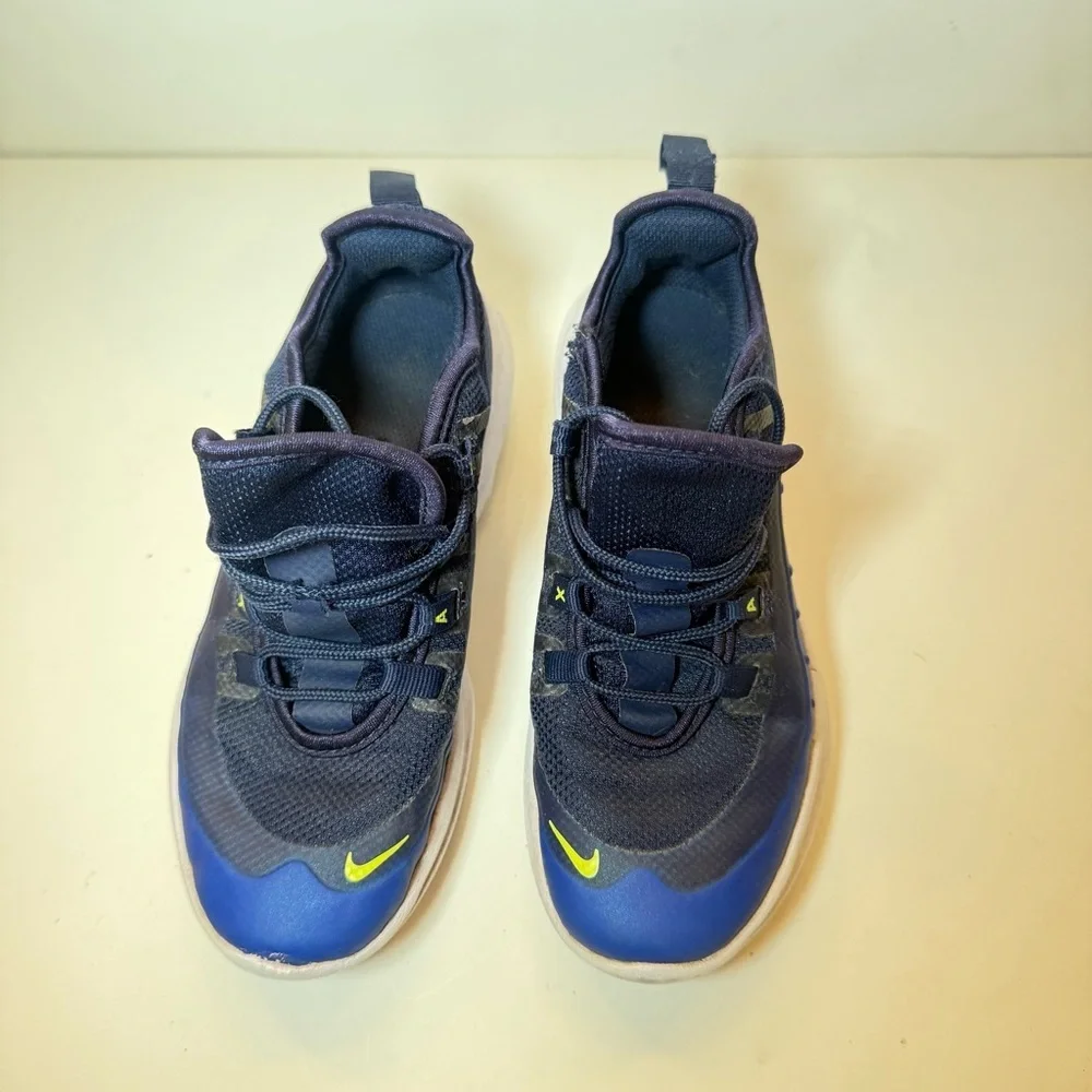 Nike Kids Navy and Yellow Sneakers